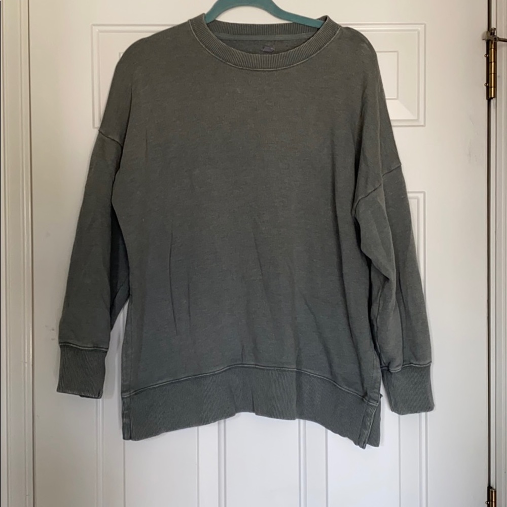 Aerie Oversized Desert Sweatshirt Royal Palm
